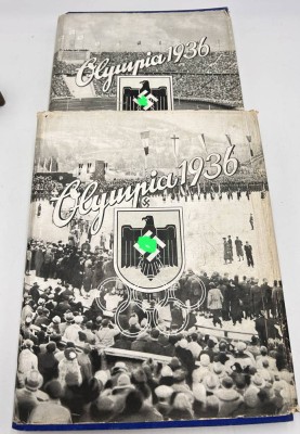Auktion 359<br>2 Bände Olympia 1936, viele Bildchen fehlen, besonders in Band 2 [1]