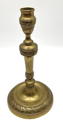 Auktion 359<br>Kerzenleuchter Louis XVI, 19.Jhd., H-25 cm [1]