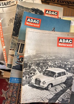 Auktion 359<br>5x ADAC Motorwelt, alle 60-er jahre, 1x fehlt Titelseite [1]