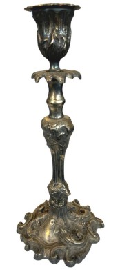 Auktion 359<br>massiver Bronze Leuchter, H-36 cm [1]