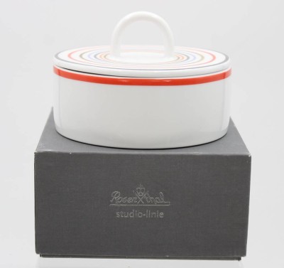 Auktion 359<br>Deckeldose, Rosenthal studio-line, orig. Karton, H-7cm D-11cm [1]