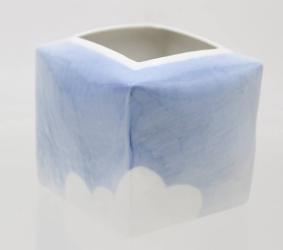 Auktion 359<br>Künstlervase, Rosenthal studio-linie, Entw. van Loon, H-8cm B-8cm [1]