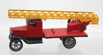 Auktion 359<br>Leiterwagen, Blech, ungemarkt, H-9cm L-21cm [1]