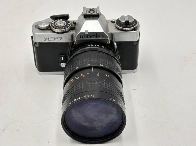 Auktion 359<br>Minolta X-300 Spiegelreflexkamera mit Hanimex Tele, gut erhalten [1]