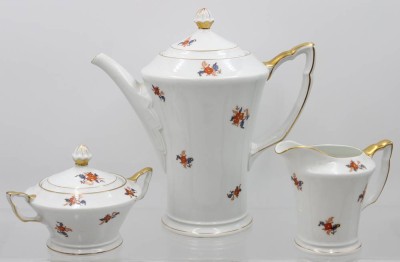 Auktion 359<br>Art-Déco Kaffeekern, Sorau, Kanne ca, H-27cm [1]