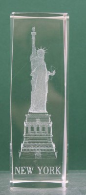 Auktion 363<br>Paperweight, New York, Glas, H-14,5cm [1]