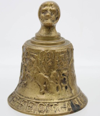 Auktion 359<br>kl. Bronzeglocke, wohl nach antikem Vorbild, ca. H-10cm [1]