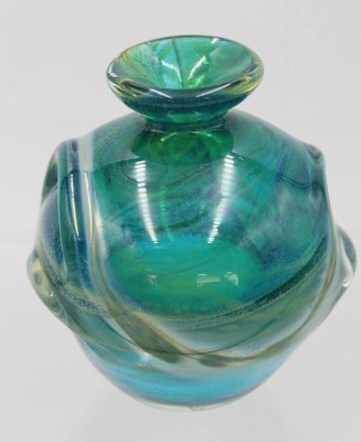 Auktion 359<br>Kunstglasvase, Mdina, ca. H-12cm [1]