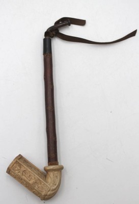 Auktion 359<br>jagdl. Meerschaumpfeife um 1920, L-25cm [1]