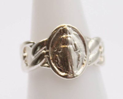 Auktion 359<br>925er Silber-Ring, offen Schiene, 2,5gr. [1]
