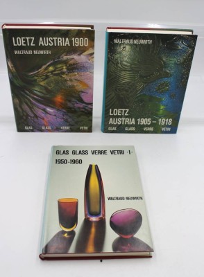 Auktion 359<br>Waltraud Neuwirth, 3x Fachliteratur über Loetz u. Glas, 1986/87 [1]