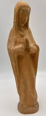 Auktion 359<br>Terrakotta Madonna, signiert 