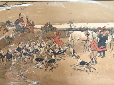 Auktion 359<br>gr. Lithografie in PP 