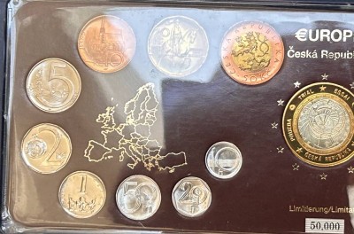 Auktion 359<br>Münzsatz Tschechei in Blister, limitiert, 2004 [1]