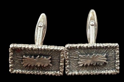 Auktion 360<br>Paar vintage  Silber-Manchettenknöpfe-835-, 15,5 gr. [1]