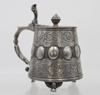Auktion 360<br>Zinn-Krug nach antikem Vorbild, ca. H-15cm [1]