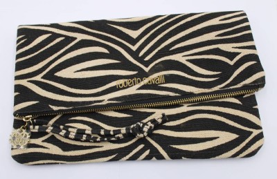 Auktion 360<br>Clutch/Kosmetiktasche, Roberto Cavalli, Zebralook, älter, ca. 19 x 30,5cm [1]