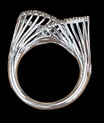 Auktion 360<br>Designer-Silberring-925- 
