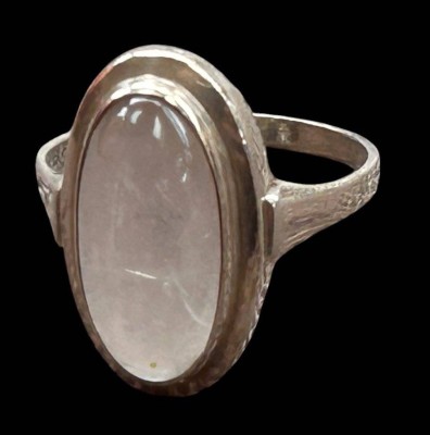 Auktion 360<br>Silberring-835-, Rosenquartz, RG 53 [1]