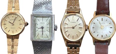 Auktion 360<br>4x DAU, 2x mechanisch, Werke laufen, 2x Quartz, diese nicht überprüft, Supera und Timex Quartz, Zentra und Osco Handaufzug, alle gut erhalten [1]