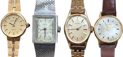 Auktion 360<br>4x DAU, 2x mechanisch, Werke laufen, 2x Quartz, diese nicht überprüft, Supera und Timex Quartz, Zentra und Osco Handaufzug, alle gut erhalten [1]