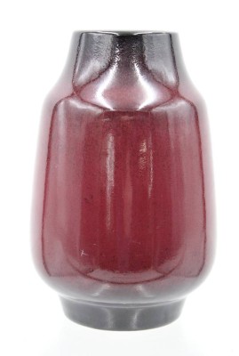 Auktion 360<br>kl. Vase, Bückeburg, Laufglasur, H-14,5cm [1]