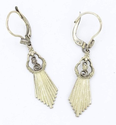 Auktion 360<br>Alte Ohrringe, Jugendstil, L-4,0cm [1]