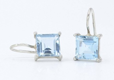 Auktion 360<br>Ohrringe mit blauen Steine, L-2,0 cm, 4,0 g [1]