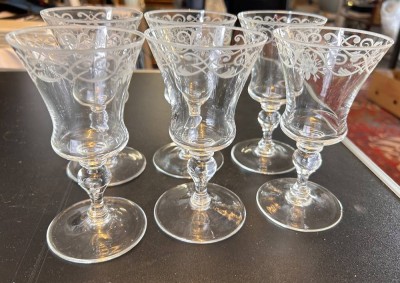 Auktion 364<br>6x Weingläser, Ludwig Lobmeyr (1829-1917), Serie 