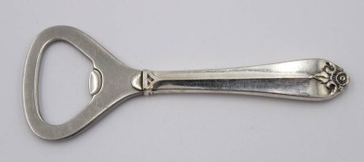 Auktion 360<br>Flaschenöffner, 830er Silbergriff, Dänemark, L-10cm [1]