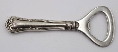 Auktion 360<br>Flaschenöffner,830er  Silbergriff,  COHR, Dänemark, L-10cm [1]