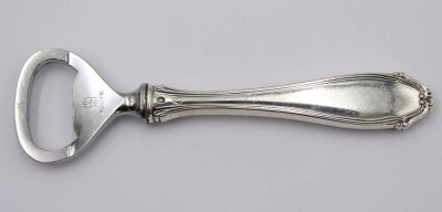 Auktion 360<br>Flaschenöffner, Silbergriff, Dänemark 1954, L-13cm [1]