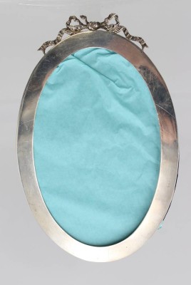 Auktion 360<br>Tischbilderrahmen, Sterling, England, älter, RG 22 x 14,5cm [1]