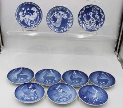 Auktion 360<br>10x div. Muttertagsteller, Dänemark, Bing & Gröndahl u. Royal Copenhagen, ca. D-15,5cm [1]