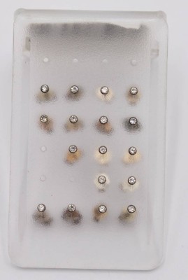 Auktion 360<br>17x kl. Ohrstecker, Silber mit klaren Stein [1]