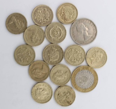 Auktion 360<br>kl. Konvolut div. Umlaufmünzen. England, 60 bis 80er Jahre [1]