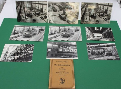 Auktion 360<br>9x Fotos sowie ein Buch, Industrie, Berlin, ca. 1925-45, Fotos ca. 18 x 13cm [1]