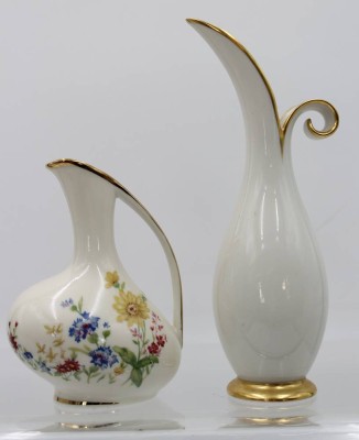 Auktion 360<br>2x kl. Väschen, Alka u. Krautheim, 60/70er Jahre, ca. H-19 u. 12cm [1]