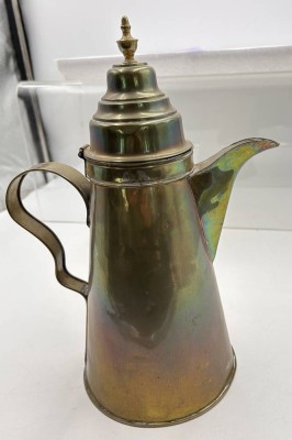 Auktion 360<br>Moccakanne, Messing/Kupfer, innen verzinkt, H-30 cm [1]