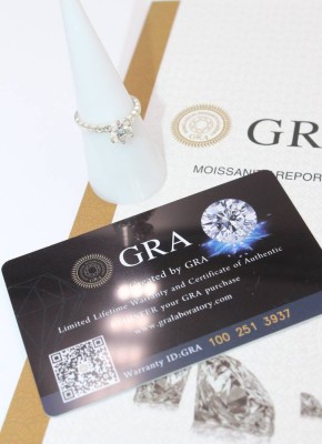 Auktion 360<br>925er Silber-Ring mit einem 1ct Moissanite, Steinzertifikat anbei, 1,8gr., RG 55 [1]