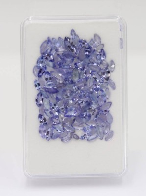 Auktion 360<br>Konvolut kl. Tansanite, zus. ca. 14,2ct [1]