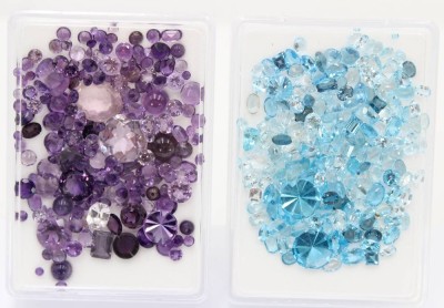 Auktion 360<br>Amethyste und Topas zus ca. 200ct [1]