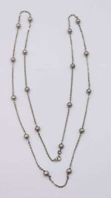 Auktion 360<br>Halskette, 750er WG , 18,4gr., ca. L-92cm [1]