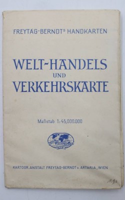 Auktion 360<br>Welthandels und Verkehrskarte, 30/40er Jahre [1]