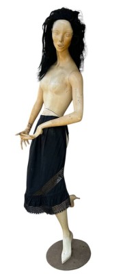 Auktion 360<br>grosse Schaufenster-Puppe um 1930, Arme und Hände beweglich, Altersspurenm, H-180 cm [1]