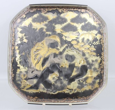 Auktion 360<br>Rosenthal-Jahresplatte, Gleichnisse 1983, ca. 30,5 x 30,5cm [1]