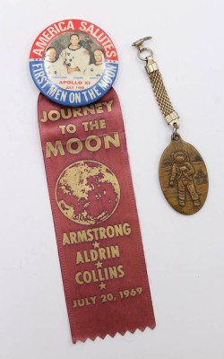 Auktion 360<br>2x Andenken, Mondlandung 1969, USA [1]
