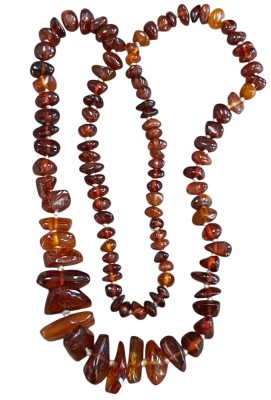 Auktion 360<br>braune Bernsteinkette, verlaufend, L-ca. 68 cm, 36,6 gr. [1]