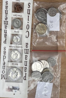 Auktion 360<br>Lot Münzen-Panama Coins in Blister, sowie Münzen Grossbritanien und Island [1]