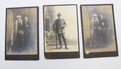 Auktion 360<br>3x Fotokarten um 1900, je ca. 16,5 x 10,8cm [1]